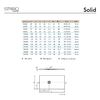 Душевой поддон STAROHOME, SOLID 90х80 WHITE MATT, SOLID