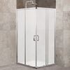 Душевой уголок Belbagno UNIQUE-A-2-85/100-M-Cr 90х90 стекло матовое