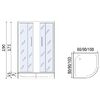 Душевой уголок River Don Light 90x90 MT 10000008313 с поддоном