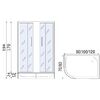 Душевой уголок River Don 100x80 MT R 10000008309 с поддоном
