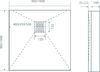 Душевой поддон GOOD DOOR Essentia 90х90 искусственный камень ЛП00274 черный