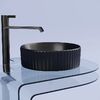 Раковина Ceramicanova круглая (цвет Черный Матовый) Element 360*360*115мм