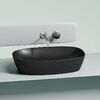 Раковина Ceramicanova овальная (цвет Черный Матовый) Element 600*380*138мм