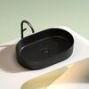 Раковина Ceramicanova овальная (цвет Черный Матовый) Element 608*385*122мм