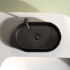 Раковина Ceramicanova овальная (цвет Черный Матовый) Element 608*385*122мм