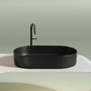 Раковина Ceramicanova овальная (цвет Черный Матовый) Element 608*385*122мм