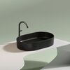 Раковина Ceramicanova овальная (цвет Черный Матовый) Element 608*385*122мм