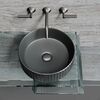 Раковина Ceramicanova круглая (цвет Темный Антрацит Матовый) Element 360*360*115мм