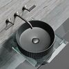 Раковина Ceramicanova круглая (цвет Темный Антрацит Матовый) Element 360*360*115мм