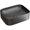 Раковина Ceramicanova прямоугольная (Темный Антрацит Матовый) Element 505*380*150мм