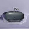 Раковина Ceramicanova овальная (цвет Темный Антрацит Матовый) Element 600*380*138мм