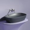Раковина Ceramicanova овальная (цвет Темный Антрацит Матовый) Element 600*380*138мм