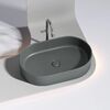 Раковина Ceramicanova овальная (цвет Темный Антрацит Матовый) Element 608*385*122мм