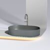 Раковина Ceramicanova овальная (цвет Темный Антрацит Матовый) Element 608*385*122мм