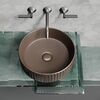 Раковина Ceramicanova круглая (цвет Темно-Коричневый Матовый) 360*360*115мм