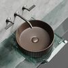 Раковина Ceramicanova круглая (цвет Темно-Коричневый Матовый) 360*360*115мм