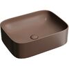 Раковина Ceramicanova прямоугольная (цвет Темно-Коричневый Матовый) Element 505*380*150мм