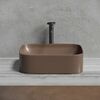 Раковина Ceramicanova прямоугольная (цвет Темно-Коричневый Матовый) Element 505*380*150мм