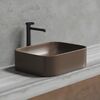 Раковина Ceramicanova прямоугольная (цвет Темно-Коричневый Матовый) Element 505*380*150мм