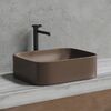 Раковина Ceramicanova прямоугольная (цвет Темно-Коричневый Матовый) Element 505*380*150мм