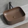 Раковина Ceramicanova прямоугольная (цвет Темно-Коричневый Матовый) Element 505*380*150мм