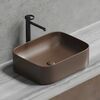Раковина Ceramicanova прямоугольная (цвет Темно-Коричневый Матовый) Element 505*380*150мм