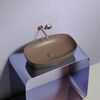 Раковина Ceramicanova овальная (цвет Темно-Коричневый Матовый) 600*380*138мм
