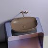 Раковина Ceramicanova овальная (цвет Темно-Коричневый Матовый) 600*380*138мм