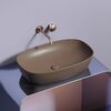 Раковина Ceramicanova овальная (цвет Темно-Коричневый Матовый) 600*380*138мм