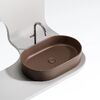Раковина Ceramicanova овальная (цвет Темно-Коричневый Матовый) Element 608*385*122мм