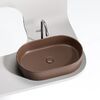 Раковина Ceramicanova овальная (цвет Темно-Коричневый Матовый) Element 608*385*122мм