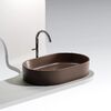Раковина Ceramicanova овальная (цвет Темно-Коричневый Матовый) Element 608*385*122мм