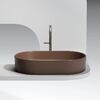 Раковина Ceramicanova овальная (цвет Темно-Коричневый Матовый) Element 608*385*122мм
