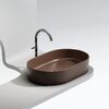 Раковина Ceramicanova овальная (цвет Темно-Коричневый Матовый) Element 608*385*122мм