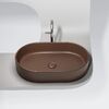 Раковина Ceramicanova овальная (цвет Темно-Коричневый Матовый) Element 608*385*122мм