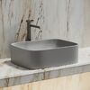 Раковина Ceramicanova прямоугольная (цвет Серый Матовый) Element 505*380*150мм