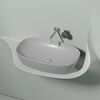 Раковина Ceramicanova овальная (цвет Серый Матовый) Element 600*380*138мм