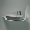 Раковина Ceramicanova овальная (цвет Серый Матовый) Element 600*380*138мм