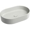 Раковина Ceramicanova овальная (цвет Серый Матовый) Element 608*385*122мм