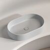 Раковина Ceramicanova овальная (цвет Серый Матовый) Element 608*385*122мм