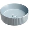 Раковина Ceramicanova круглая (цвет Серо-Голубой Матовый) Element 360*360*115мм