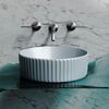 Раковина Ceramicanova круглая (цвет Серо-Голубой Матовый) Element 360*360*115мм