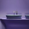 Раковина Ceramicanova овальная (цвет Серо-Голубой Матовый) Element 600*380*138мм