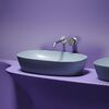 Раковина Ceramicanova овальная (цвет Серо-Голубой Матовый) Element 600*380*138мм