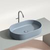 Раковина Ceramicanova овальная (цвет Серо-Голубой Матовый) Element 608*385*122мм