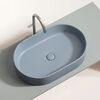 Раковина Ceramicanova овальная (цвет Серо-Голубой Матовый) Element 608*385*122мм