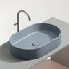 Раковина Ceramicanova овальная (цвет Серо-Голубой Матовый) Element 608*385*122мм