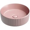 Раковина Ceramicanova круглая (цвет Розовый Матовый) Element 360*360*115мм