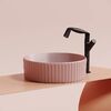 Раковина Ceramicanova круглая (цвет Розовый Матовый) Element 360*360*115мм