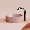 Раковина Ceramicanova круглая (цвет Розовый Матовый) Element 360*360*115мм